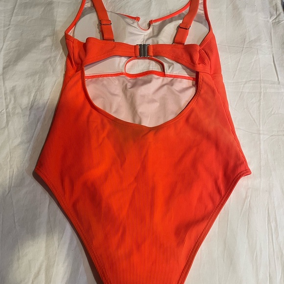 Tangerine Cutout one-piece Swimsuit - Picture 10 of 16